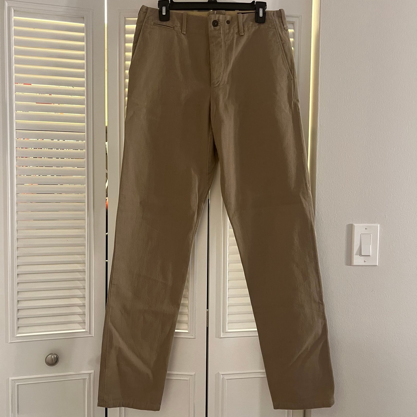 Rag & Bone Slim Straight Cotton Chino Pant Store Exclusive Women’s Size 30