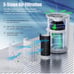 Muliap Air Purifiers For Bedroom Home, H13 HEPA Filter,Remove 99.97% Smoke, Pet