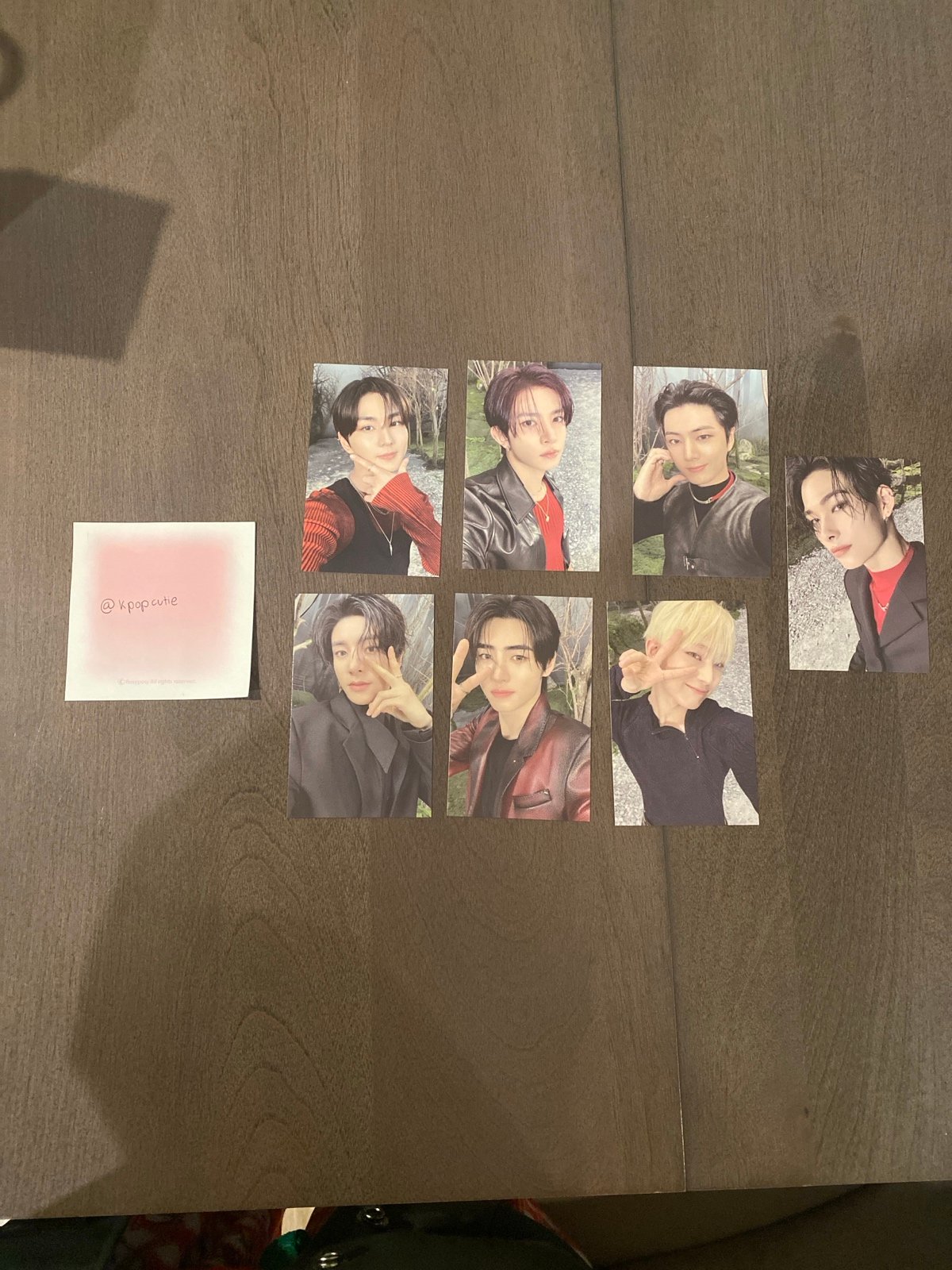 ENHYPEN FULL SET Walk The Line Stadium Jacket Photocards