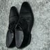Calvin Klein Bram Black Textured Leather Cap Toe Oxfords Mens Size 8 M