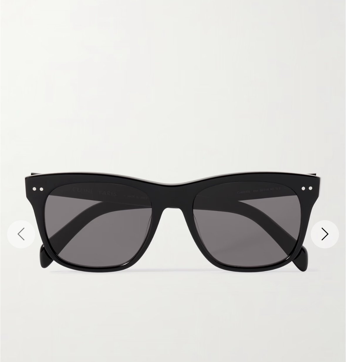 CELINE EYEWEAR Square-frame acetate sunglasses