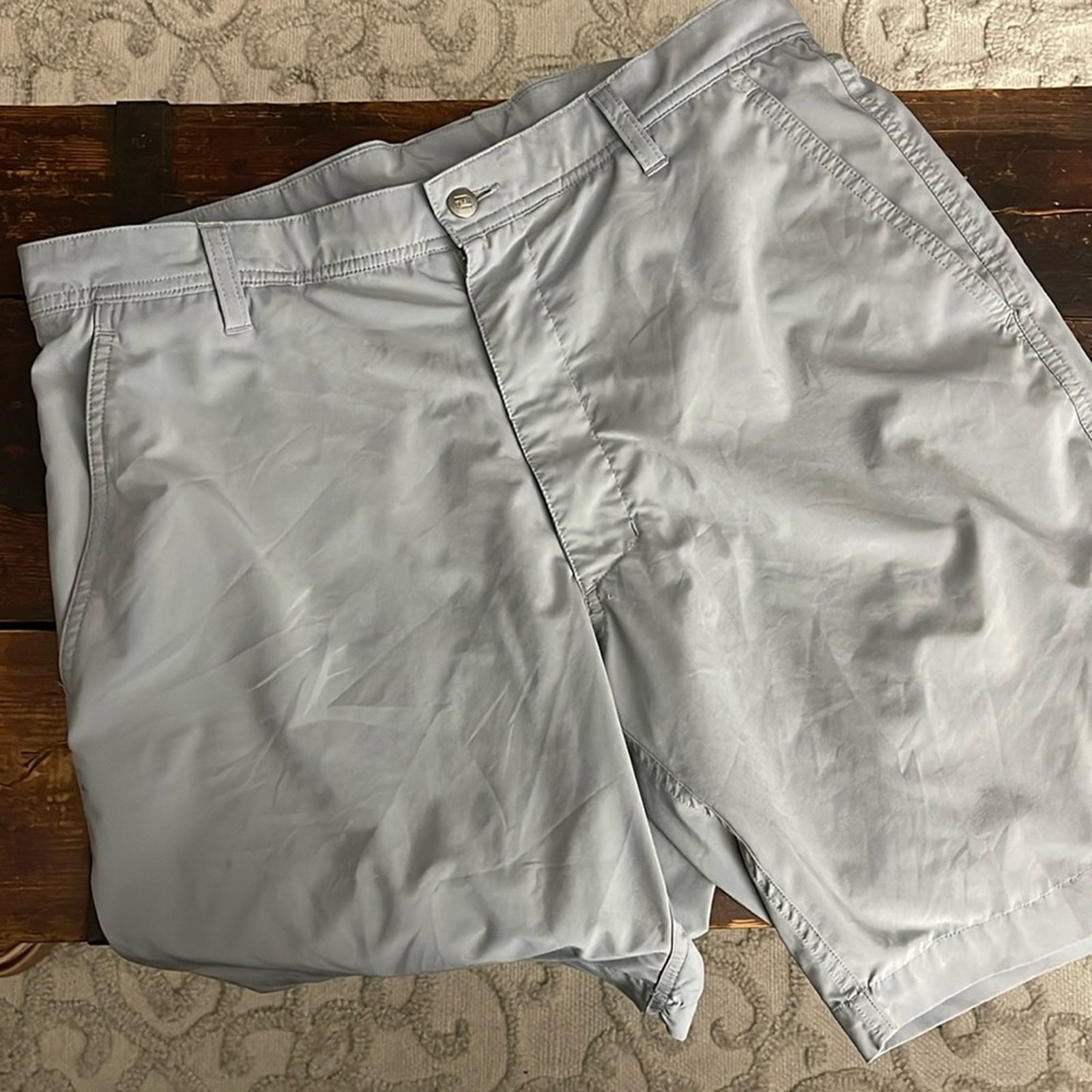 Men's FootJoy Light Gray Active Shorts 9 Inseam Size 34