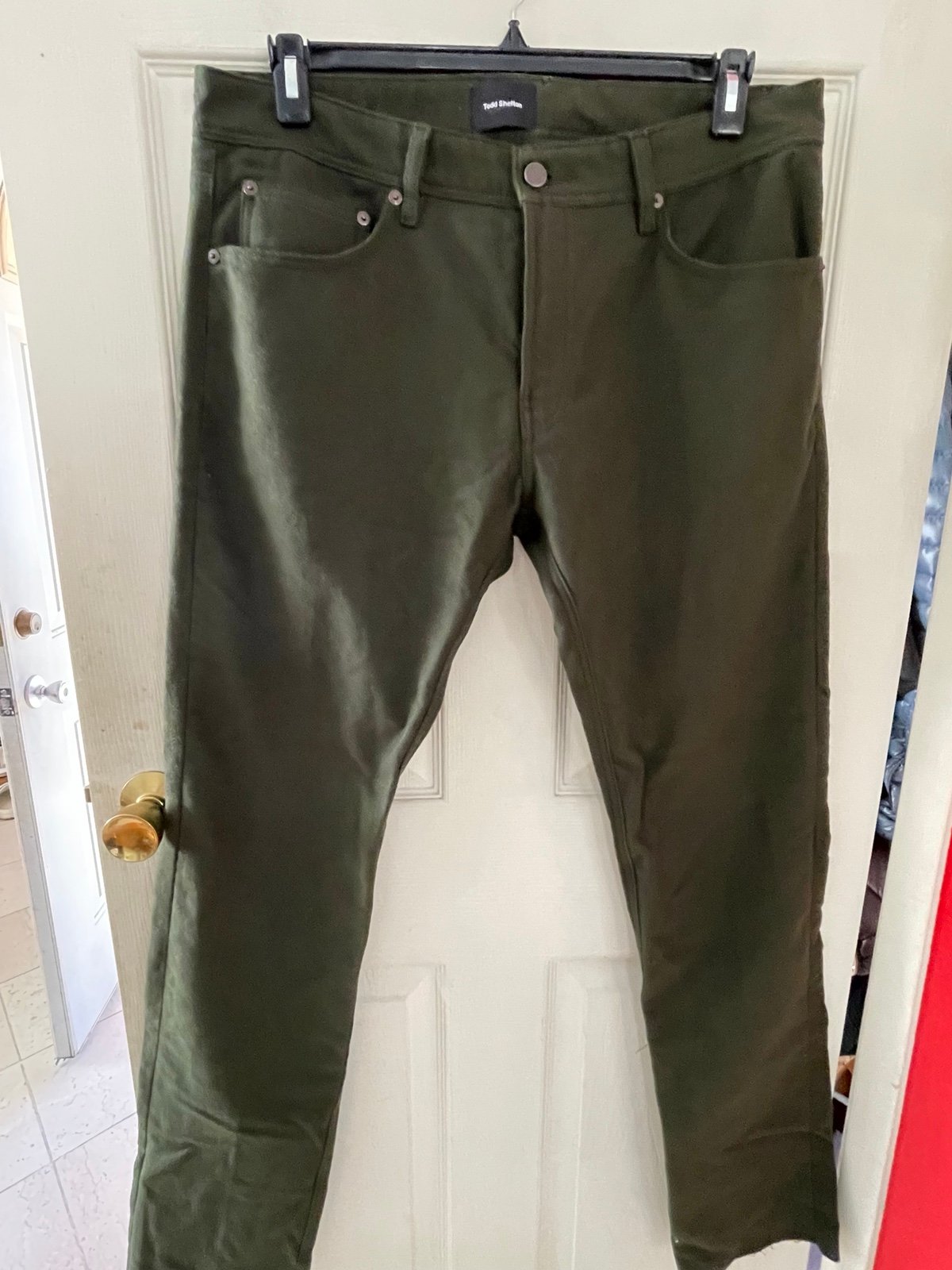 Todd Shelton pants men’s size 36x36 USA made olive
