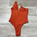 Riot Swim Bimage One Piece in Rust Size XS