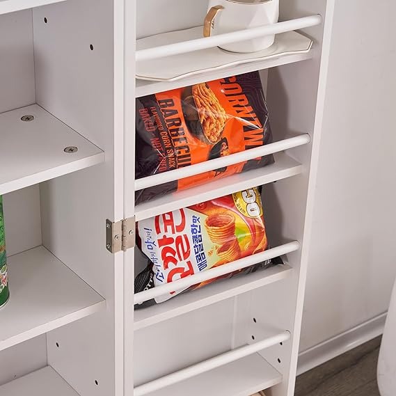 Kitchen Pantry Cabinet,Freestanding Buffet Cupboards Sideboard with 2 Doors