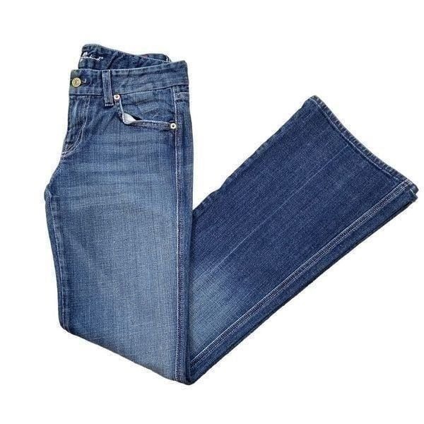 7 For All Mankind Ladies Boot Cut Medium Wash Jeans Size 26