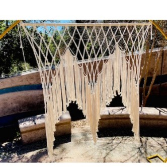 Macrame Wedding Back Drop