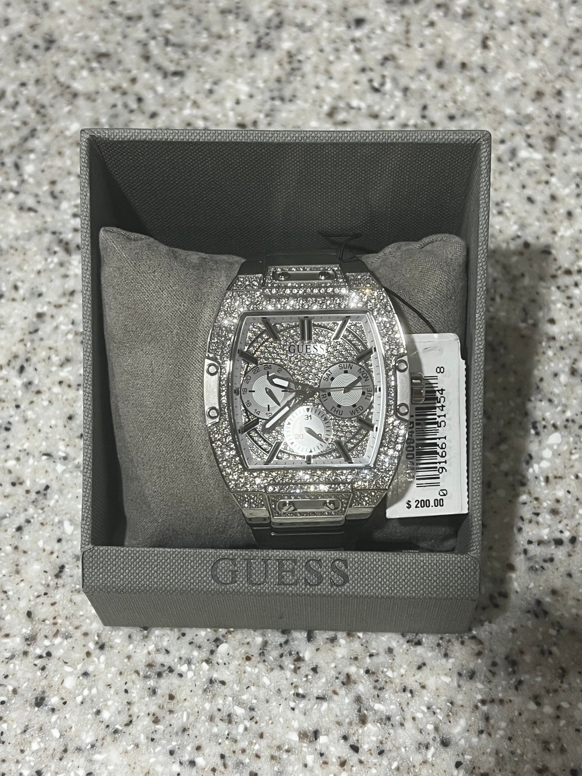 GUESS Silver Metal band watch
