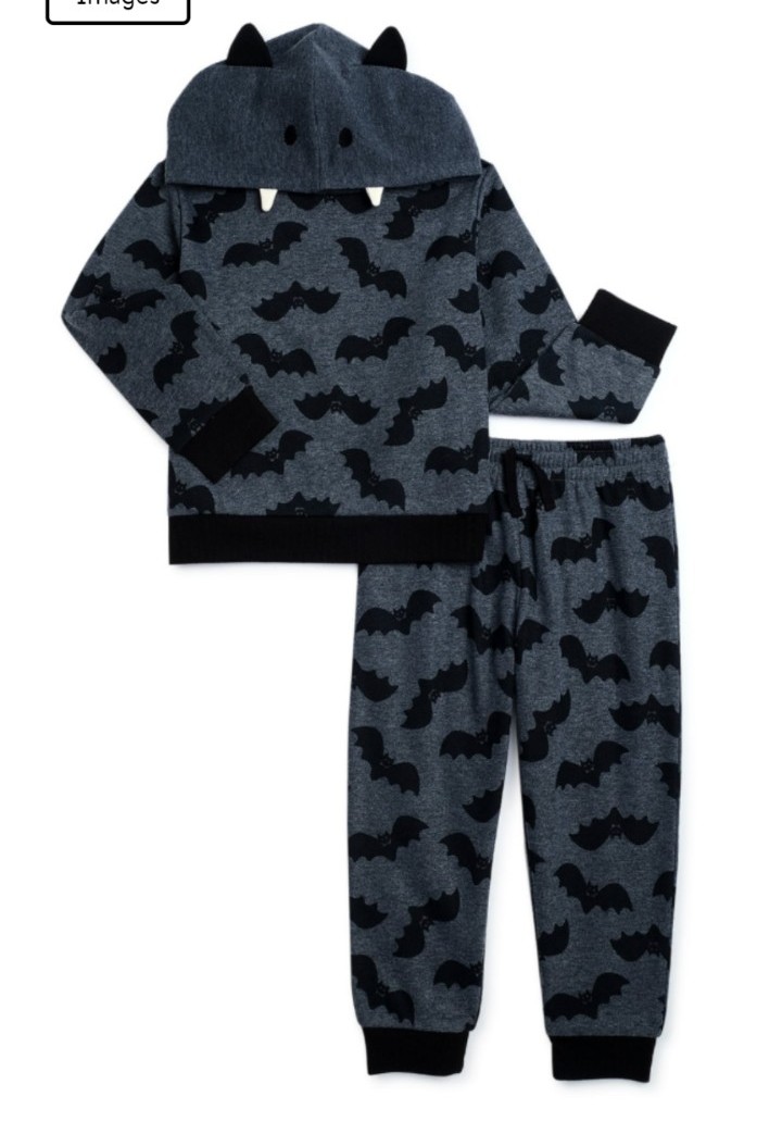 Halloween way to celebrate kids sweater and pants set 4t bats