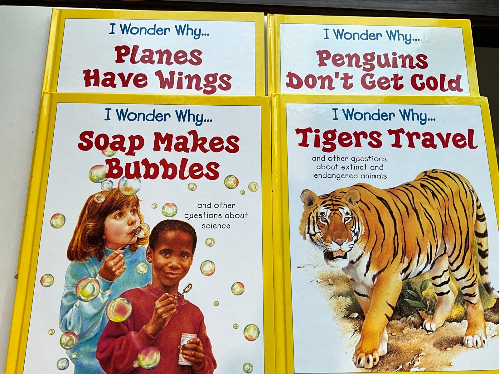 Vintage Reader’s Digest “I Wonder Why” Book Series for Children Set of 4 90’s