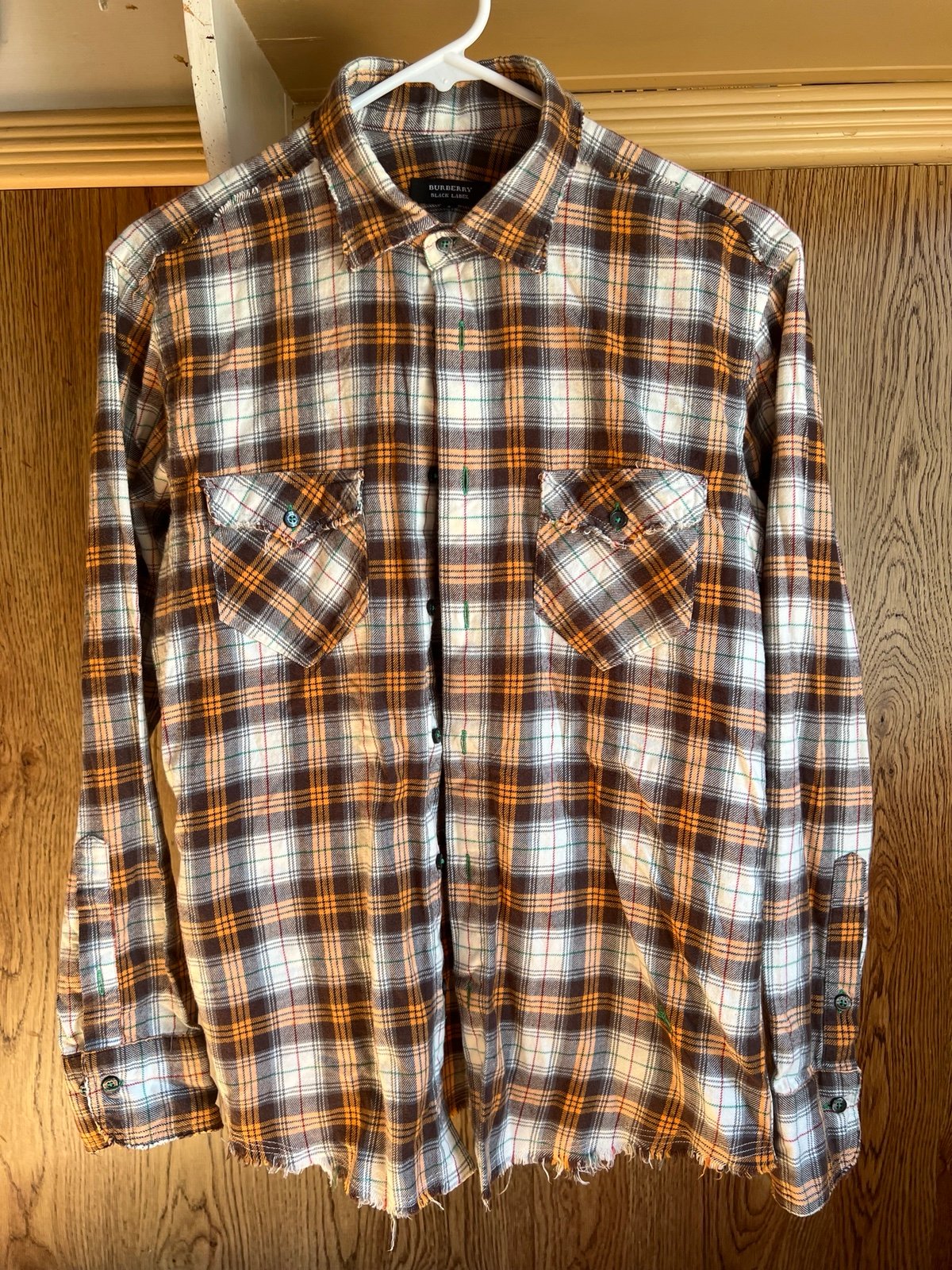 Burberry flannel shirts