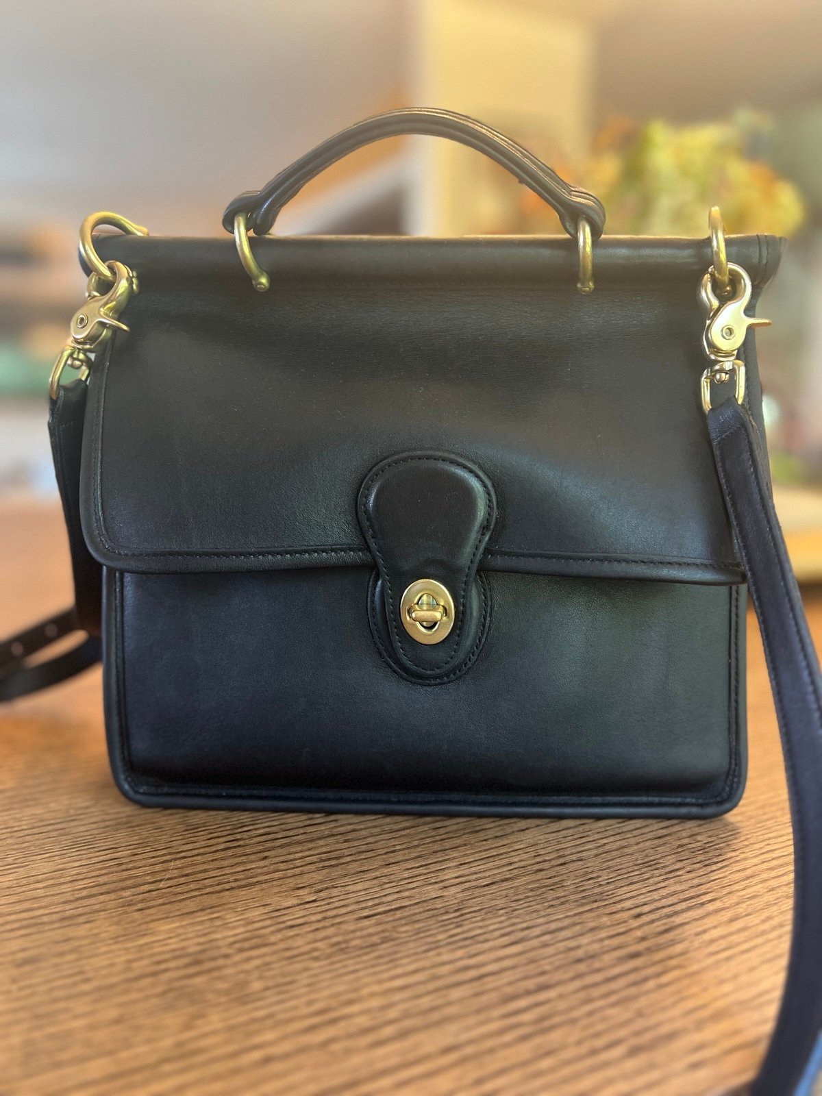 Coach Willis Genuine Leather Satchel/ Crossbody