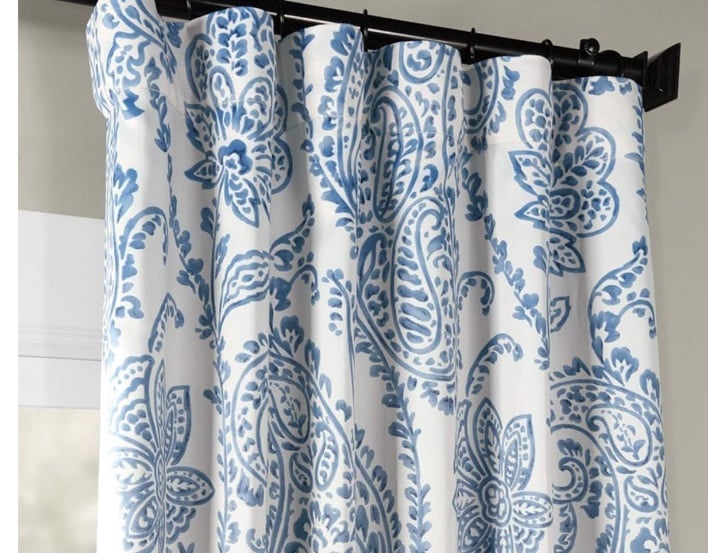 Curtain HPD Half Price Drapes Printed Room Darkening Curtains for Bedroom, Livi