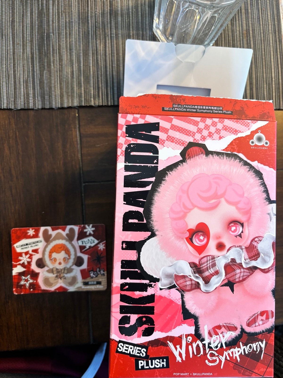 POPMART #4 SKULLPANDA Winter Symphony Series Plush (Wanderers Tune) 1pc NEW