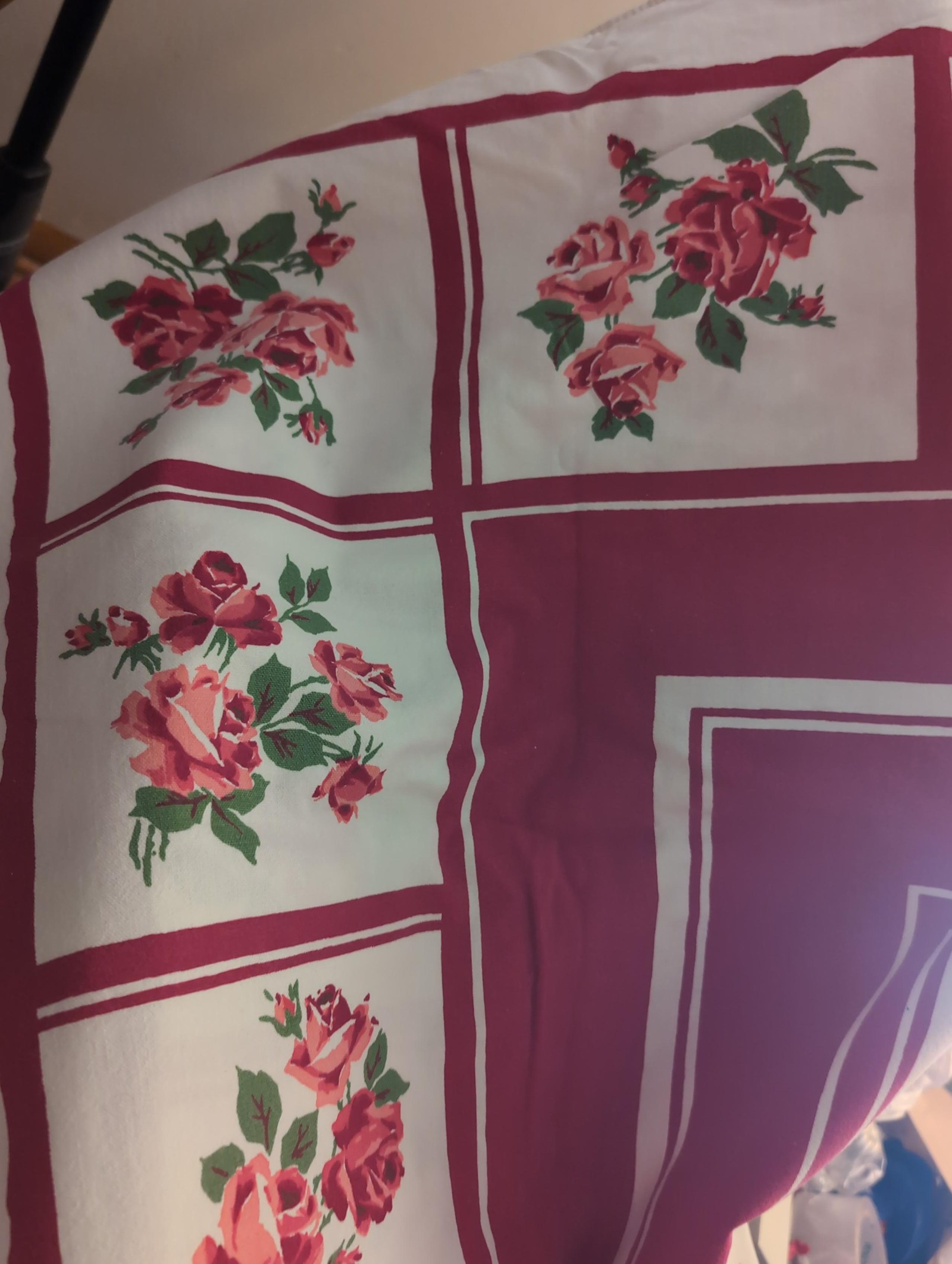 Vintage table cloth 62" x 52"