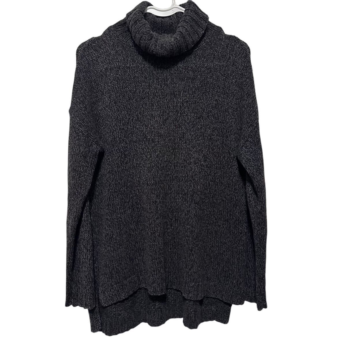 Marine Layer Charcoal Gray Turtleneck Sweater Lightweight Knit Women’s Small
