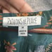 Patrons of Peace Maxi Long Dress Size M Green Floral Gauzy Boho Gypsy Feminine