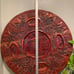 Vintage Handcarved Wood Tabletop Platter - Haiti circa 1960s