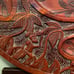 Vintage Handcarved Wood Tabletop Platter - Haiti circa 1960s