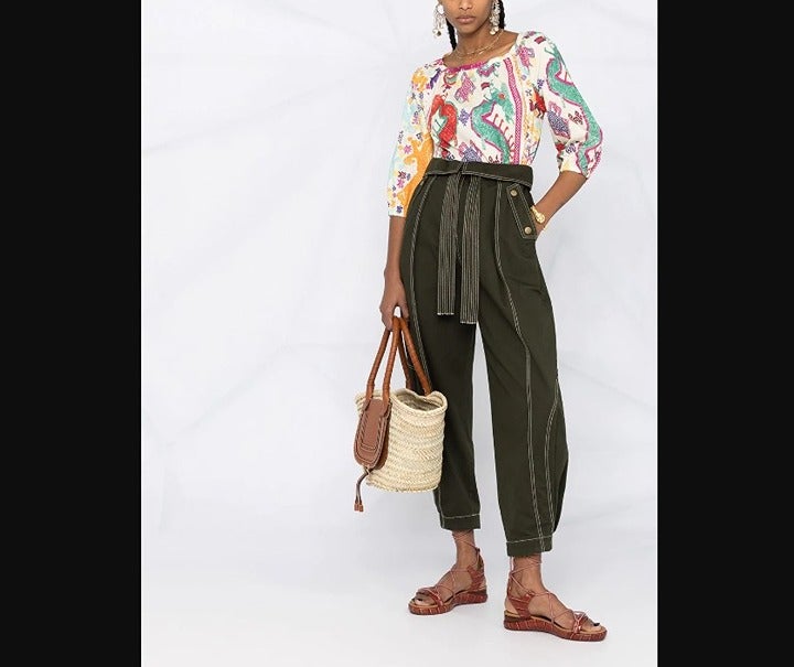 Ulla Johnson Rowen Pant in forest green Size: S | US 4