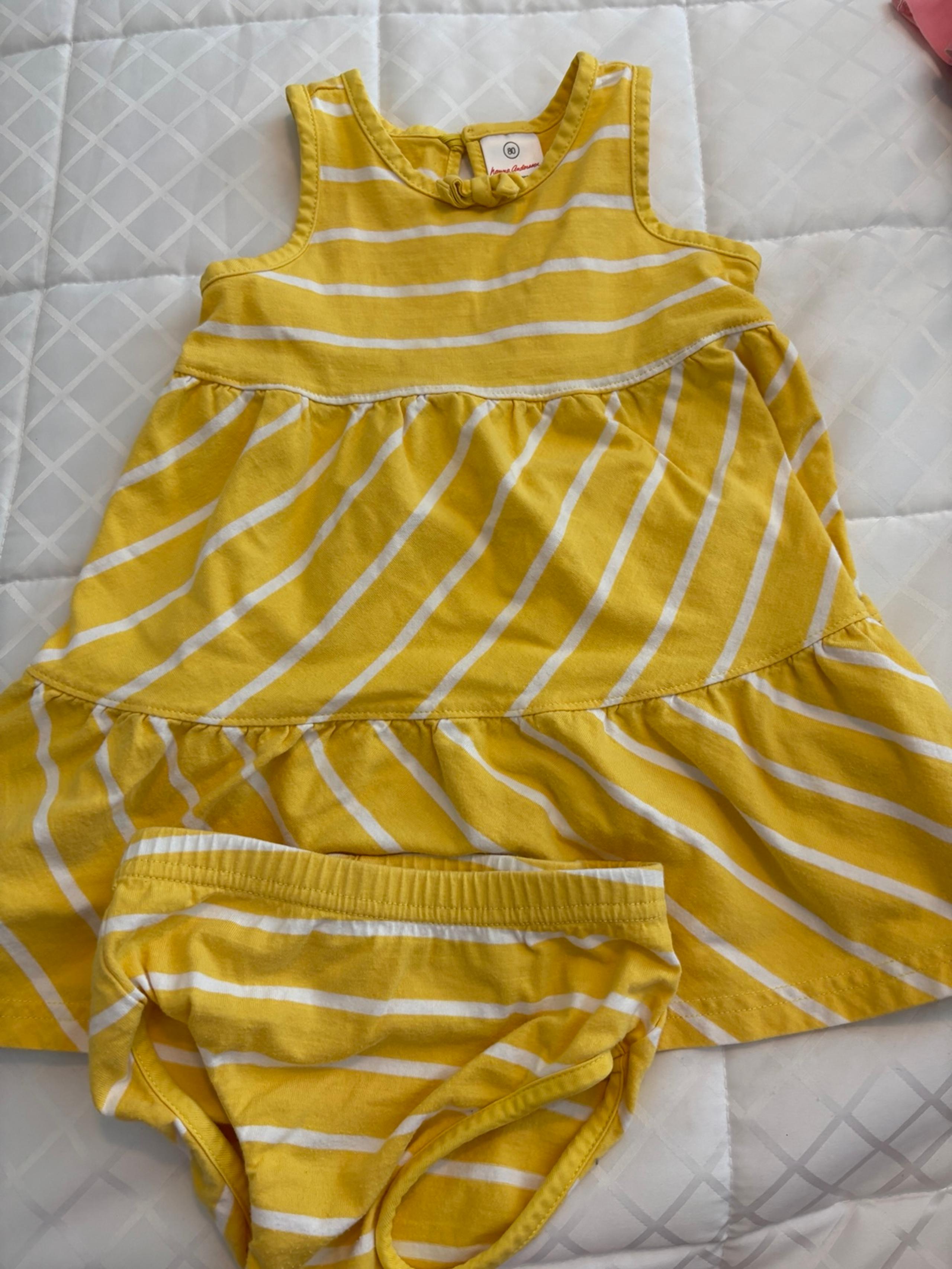 Hanna Andersson girls dress and bloomers