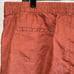 Garnet Hill Skirt Womens 14 Paprika Orange Elastic Waist Pull On Mini Linen