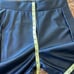 CAVALINI faux leather black pants jeans open below legs size L