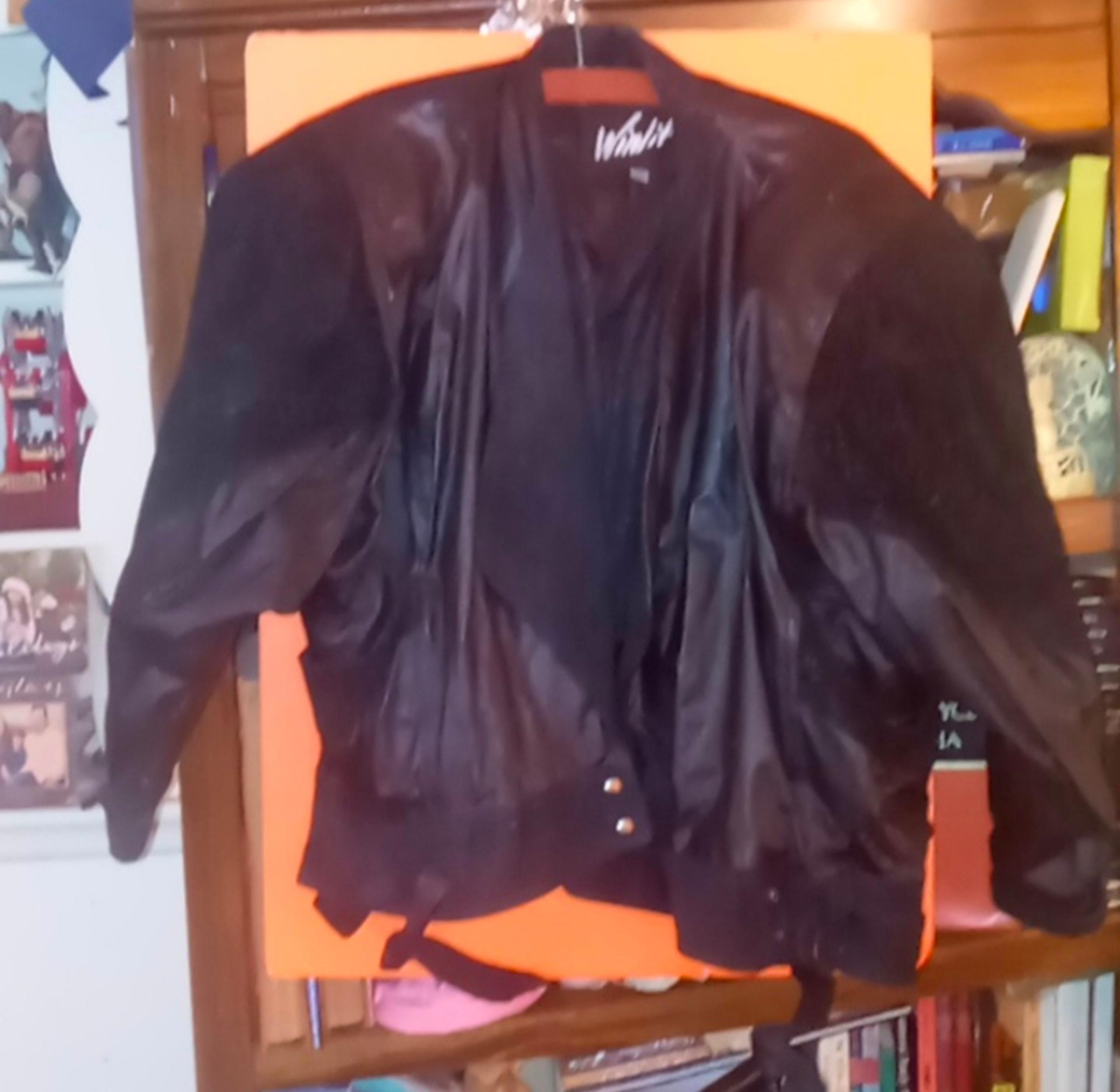 Winlit Leather Bomber Jacket