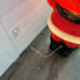 RARE Vtg 1968 Empire Blow Mold Plastic Santa 48 Toy Sack Bag Christmas Light-Up