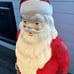 RARE Vtg 1968 Empire Blow Mold Plastic Santa 48 Toy Sack Bag Christmas Light-Up