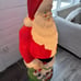 RARE Vtg 1968 Empire Blow Mold Plastic Santa 48 Toy Sack Bag Christmas Light-Up