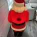 RARE Vtg 1968 Empire Blow Mold Plastic Santa 48 Toy Sack Bag Christmas Light-Up