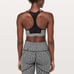 Lululemon Speed Up Bra Sz 8 In Spaced Out Space Dye Black White