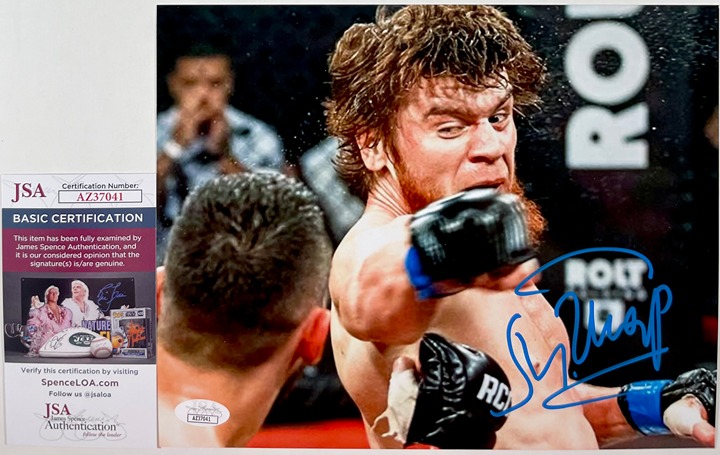 UFC Sharabutdin Shara Bullet Magomedov 8x10 Photo E Autograph JSA COA