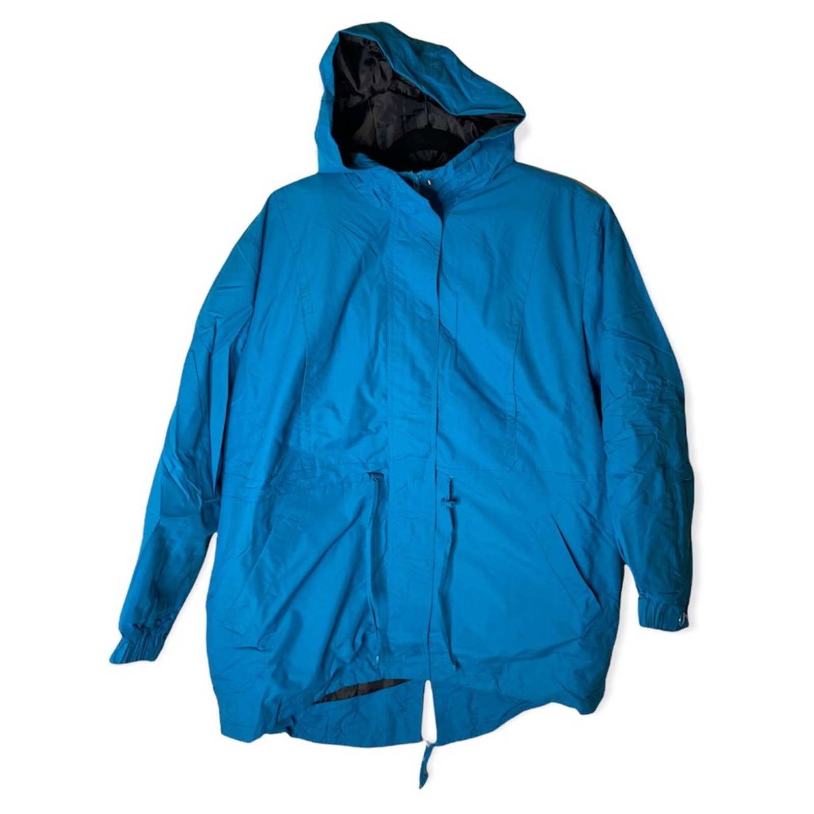 Woman sales within anorak