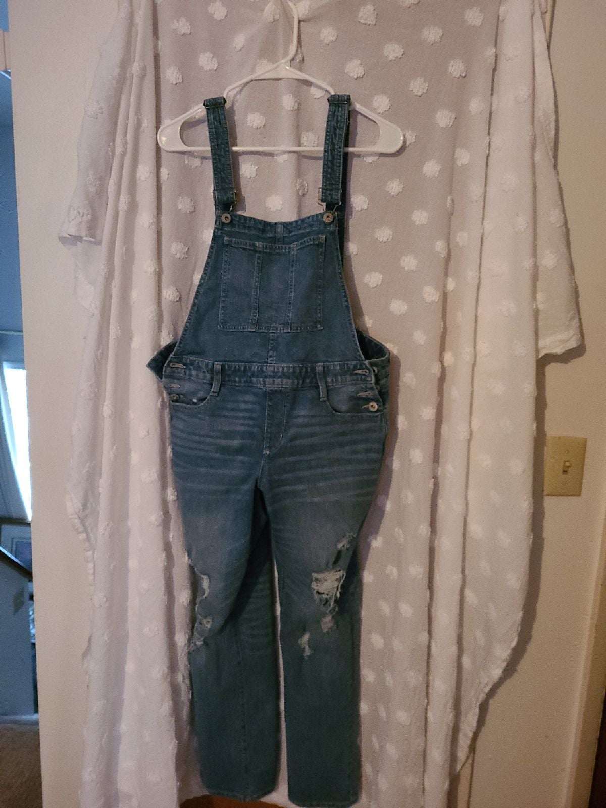 Distressed Vintage Unisex Overalls