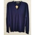 NEW Vtg Peter England Mens Size XL Blue V-neck light Sweater 100% Acrylic