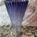 Handblown empoli style pitcher is perfection. Perfect for date night or display