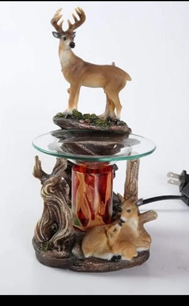 Deer oil warmer wax warmer