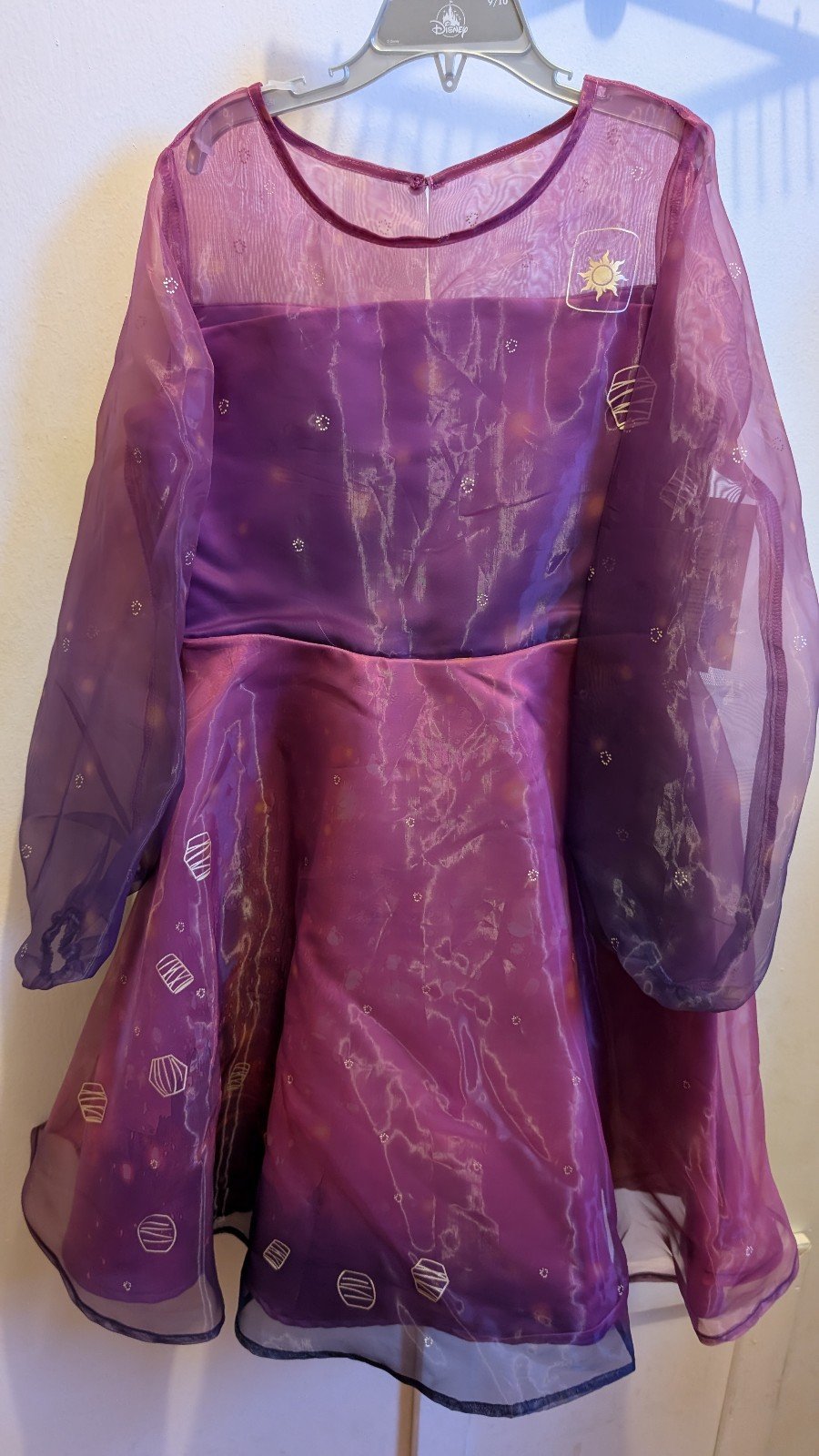 Rapunzel inspired dress girls size 9/10 from the Disney store
