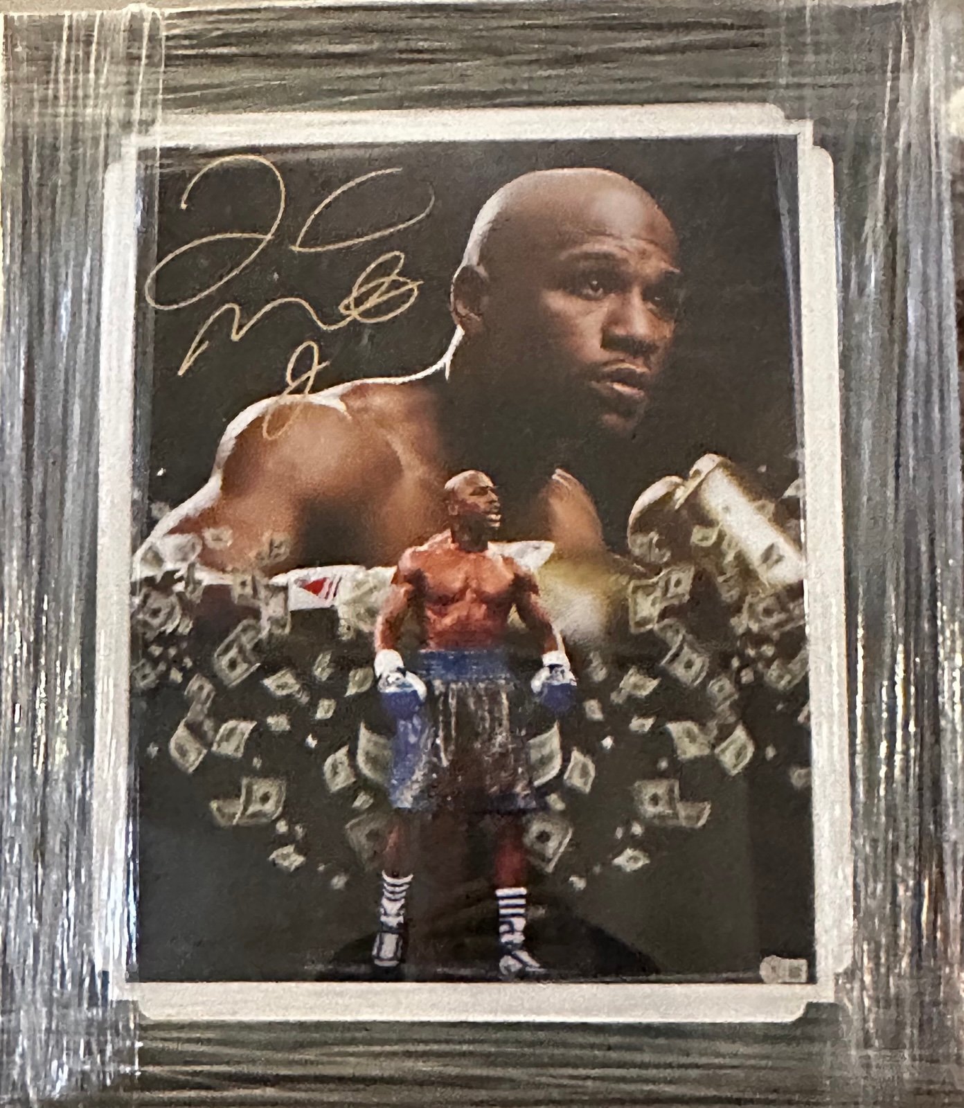 Floyd Mayweather Signed Framed Color Photo