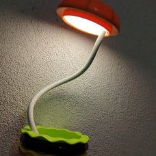 Small Desk Lamp for Boys’Room Decor, Nursery Night Lights Adjustable (Yellow)