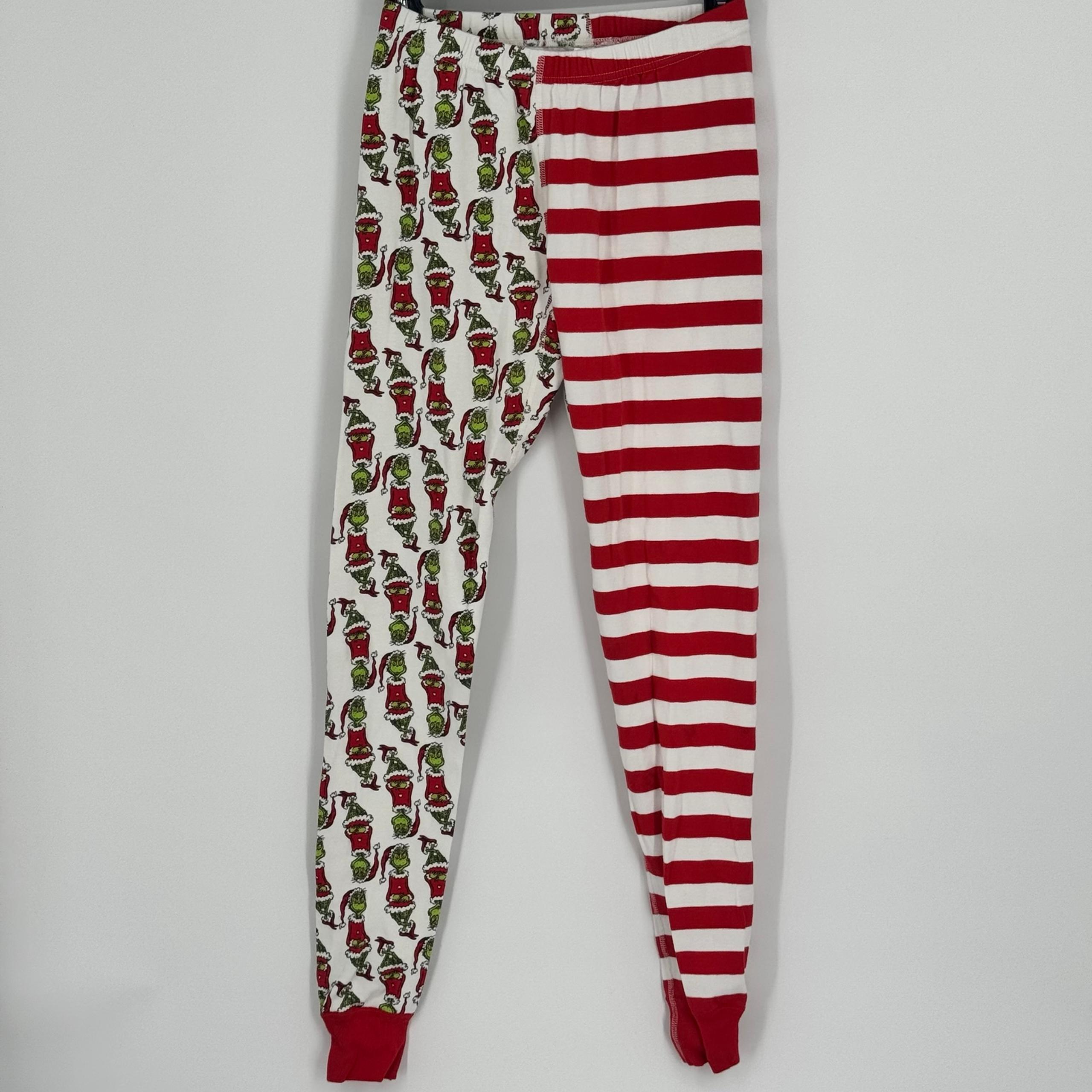 Hanna Andersson Grinch Mix It Up Pajama Womens XS Pants Organic Cotton Christmas