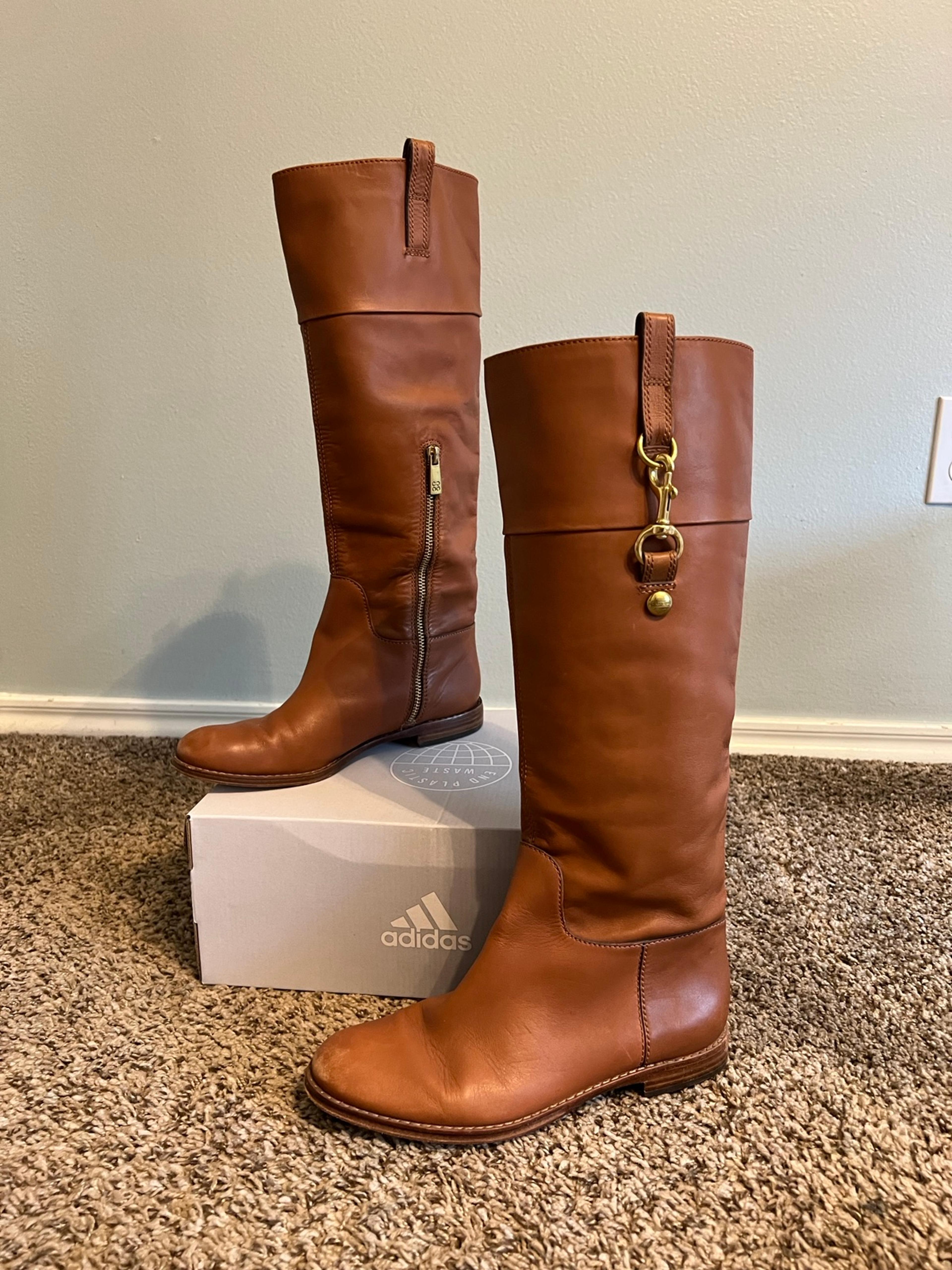 Brown coach riding boots Clearance