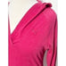 Puma Women's Long Sleeve V Neck Pullover Hoodie Sweatshirt Pink Size Small