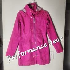 MONDETTA PERFORMANCE GEAR HOT PINK RAIN COAT XS