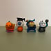 Lot of 4 Disney Tsum Tsum Finding Nemo / Dory Vinyl Figures with Accessories