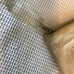 Vintage French Corde' large Wristlet Cream color with Lucite pull