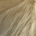 Vintage French Corde' large Wristlet Cream color with Lucite pull