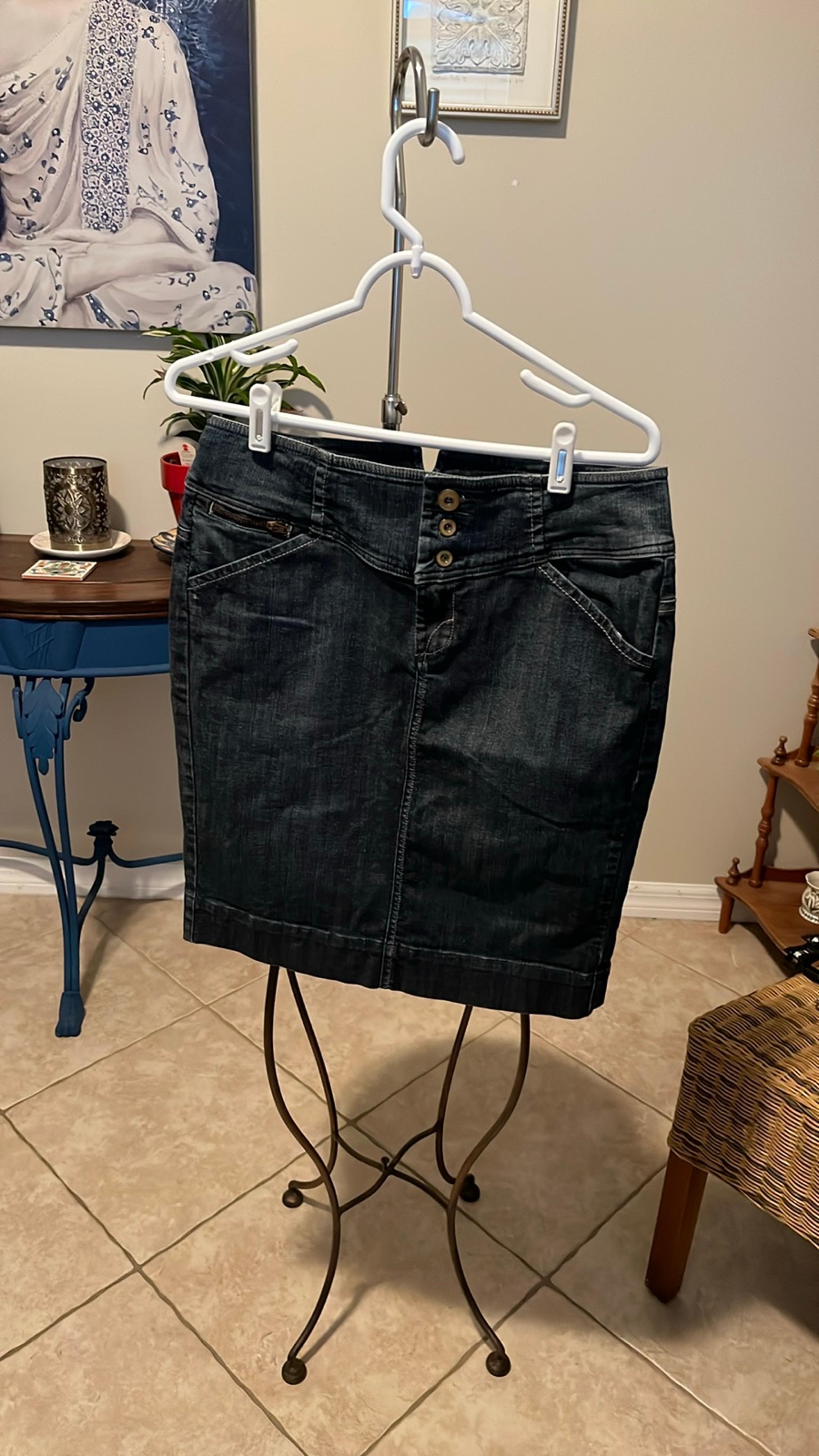 Divine Rights Of Denim Jean Skirt 29